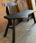 Ash Bench in Black - top view