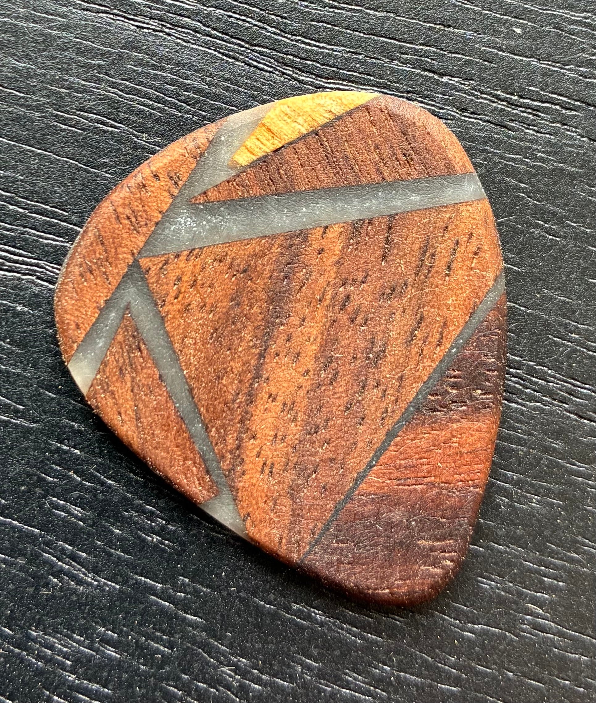 wooden guitar picks
