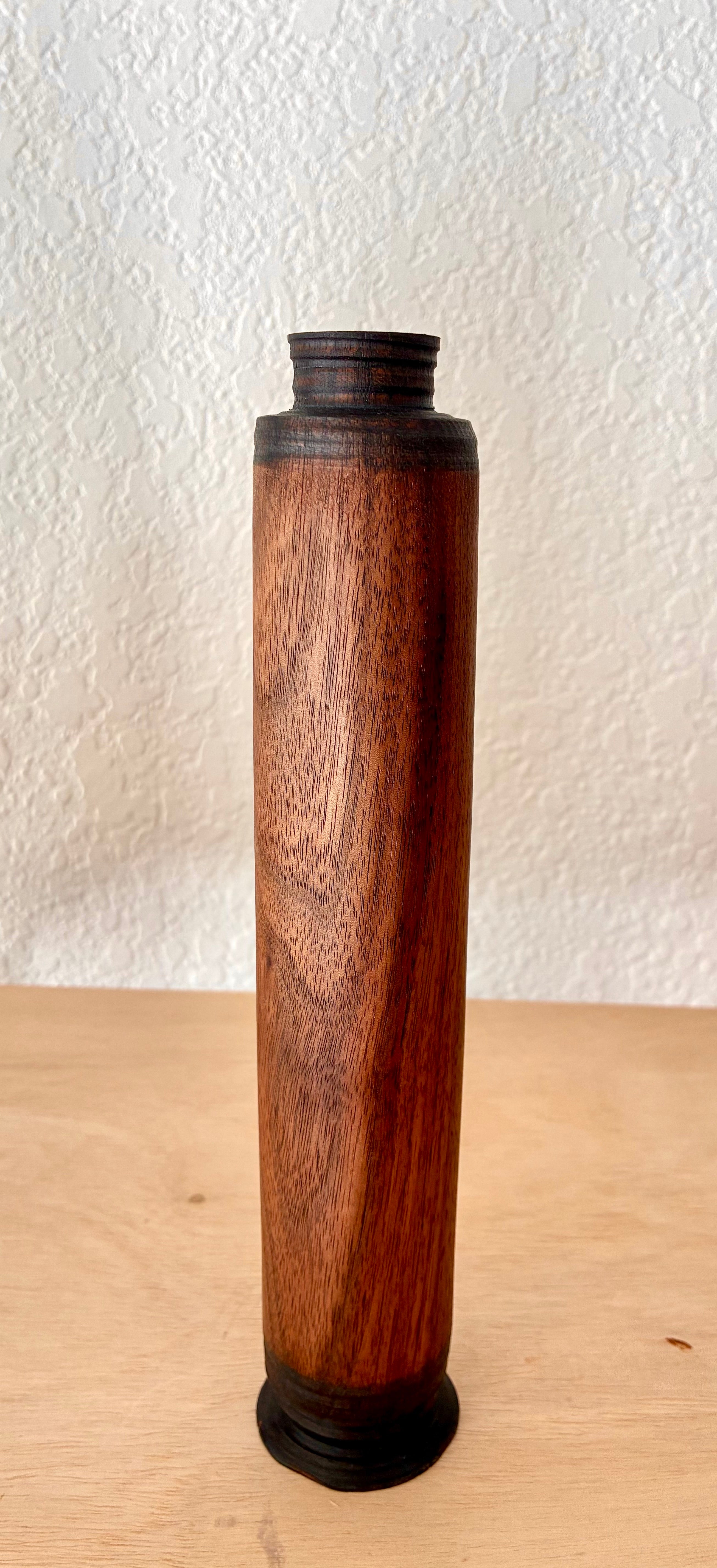 Walnut Bud Vase