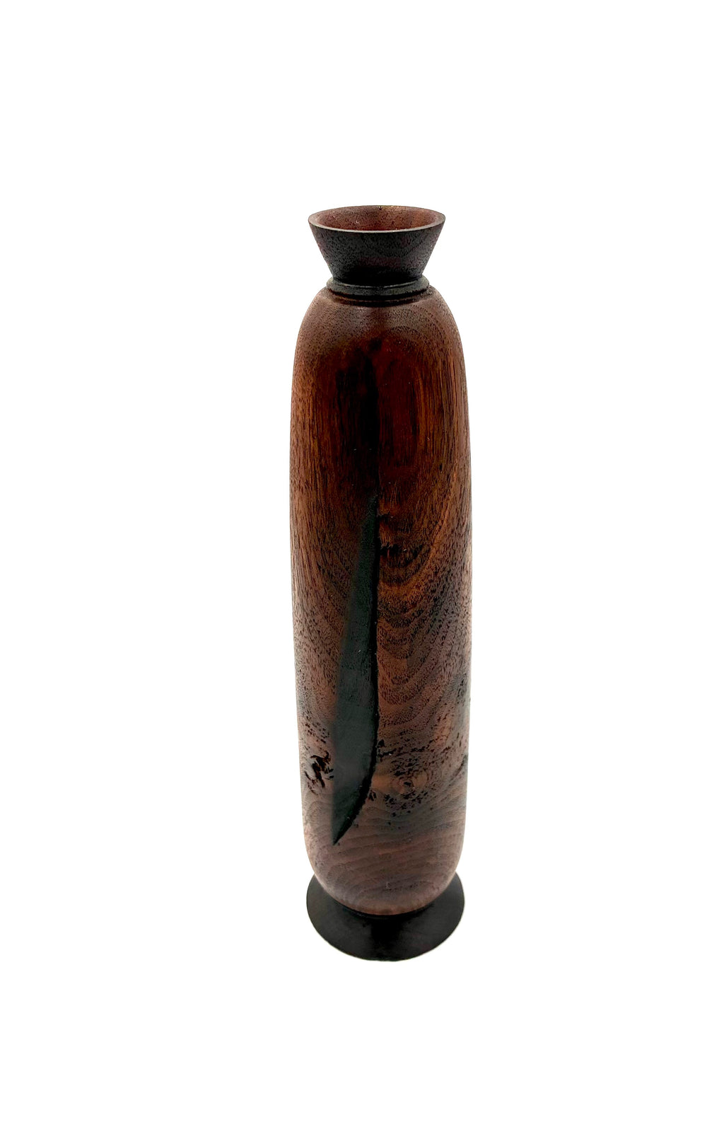 Walnut Bud Vase